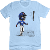 Pete Crow-Armstrong Batflip Big Head  Tee